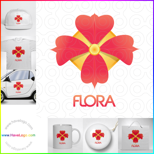 Compra un diseño de logo de Flora 65696