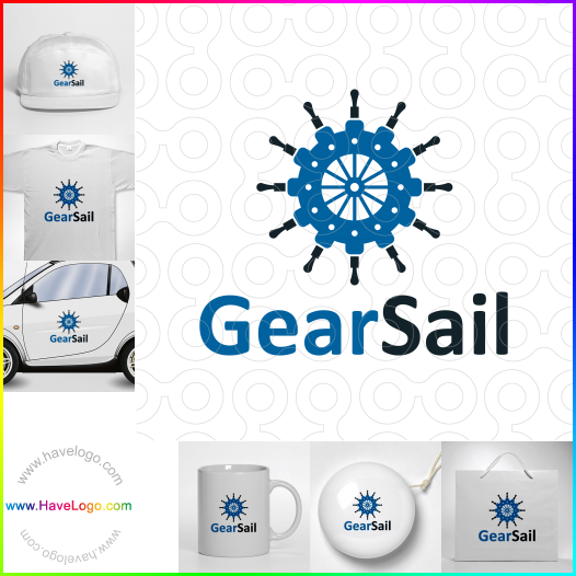 Compra un diseño de logo de Gear Sail 64835