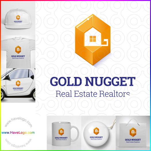 Compra un diseño de logo de Gold Nugget Real Estate Realtors 60210