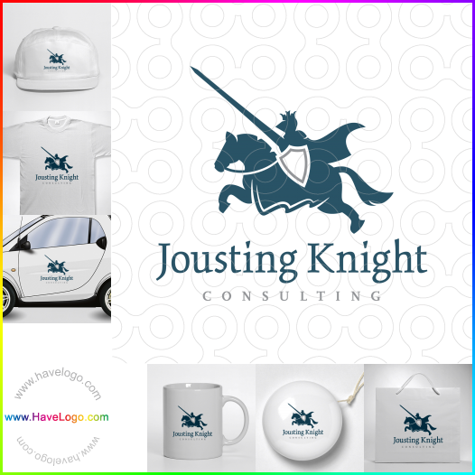 Koop een Jousting Knight logo - ID:62056