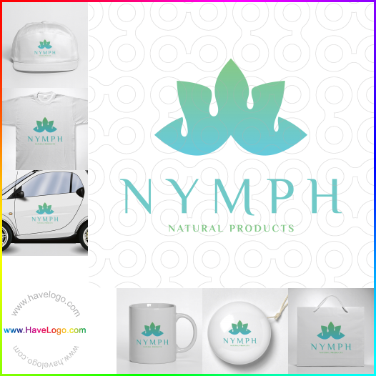 Compra un diseño de logo de Nymph Lotus Natural Products 63768