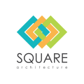logo de Arquitectura cuadrada