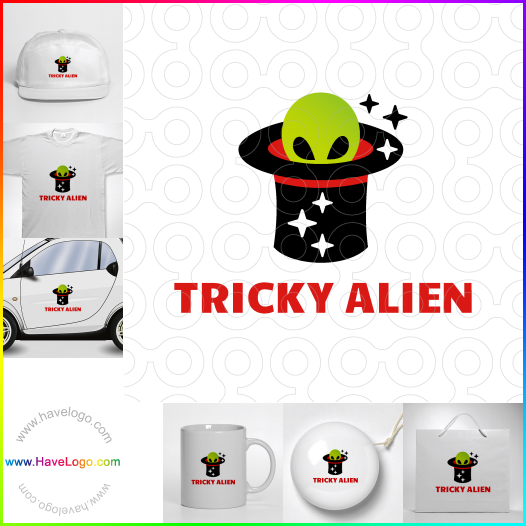 Compra un diseño de logo de Tricky Alien 61361