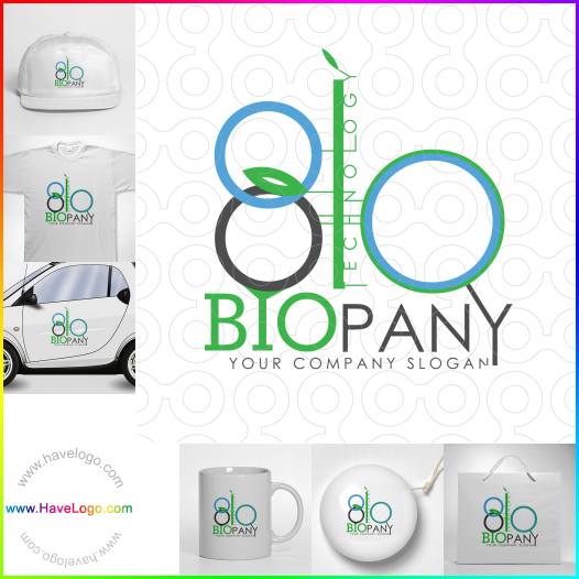 Compra un diseño de logo de biología 33122