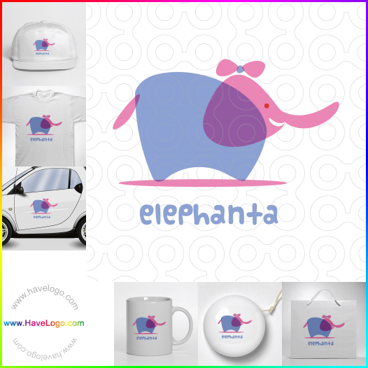 Koop een olifant logo - ID:13144