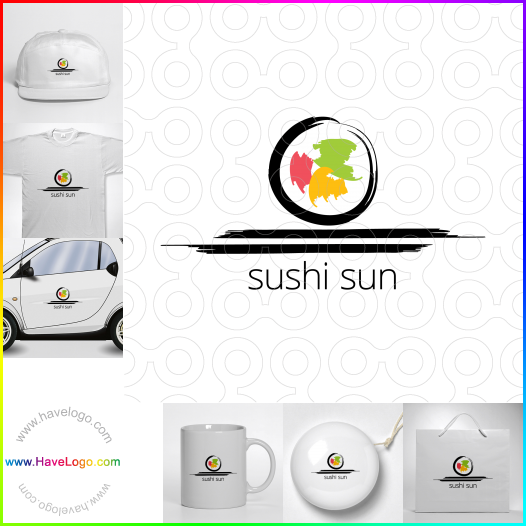 Compra un diseño de logo de comida japonesa 33984