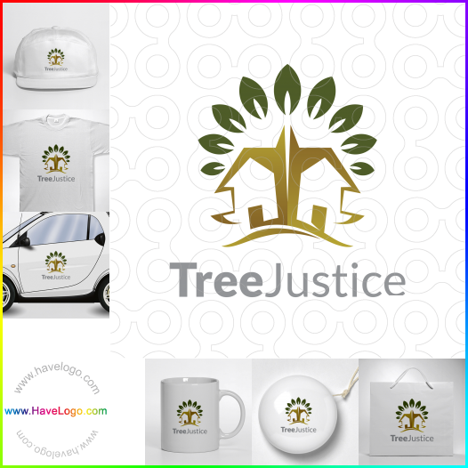 Compra un diseño de logo de justicia 44614