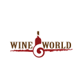 Logo vin rouge