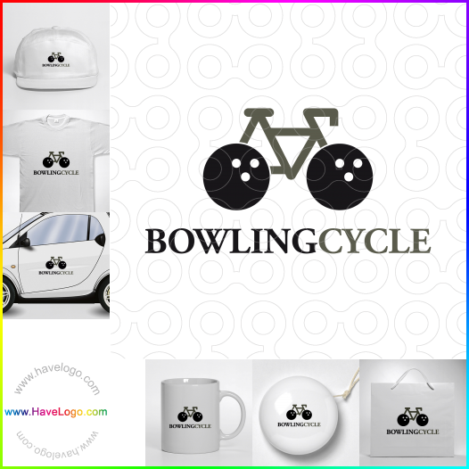 Compra un diseño de logo de Bowling Cycle 64841