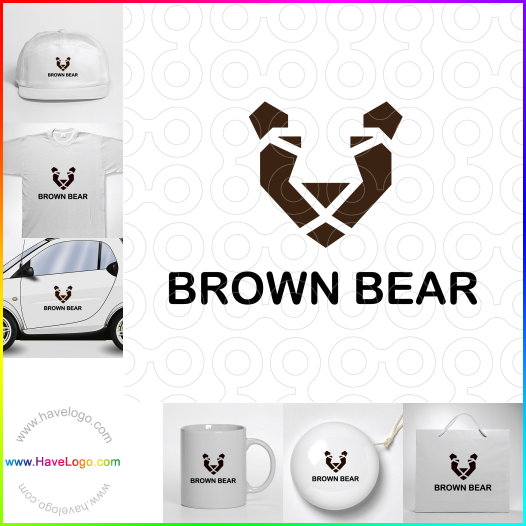 Koop een Bruine beer logo - ID:60025