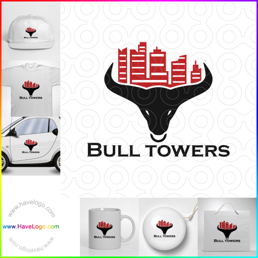 Acquista il logo dello Bull Towers 62739