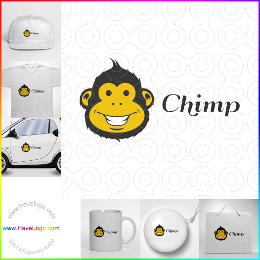 Compra un diseño de logo de Chimpancé 61267