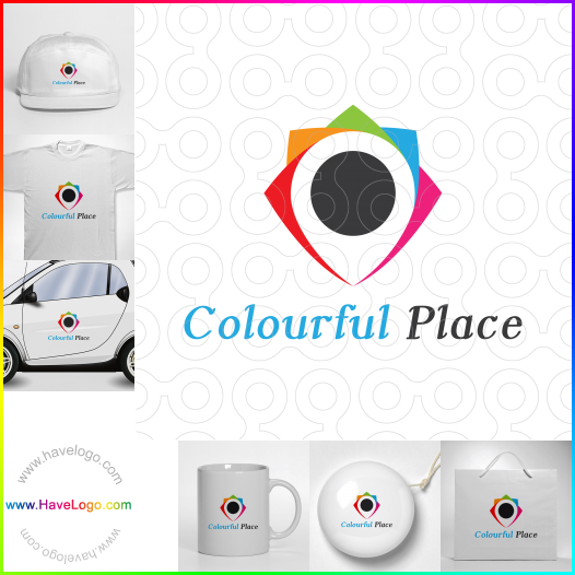 Koop een Kleurrijke plaats logo - ID:63344