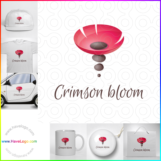 Acheter un logo de Crimson bloom - 62962