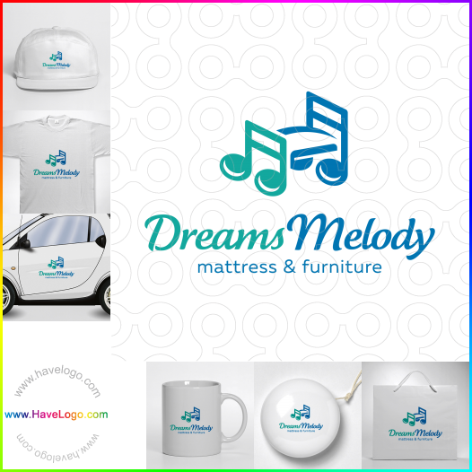 Compra un diseño de logo de Dreams Melody 63243