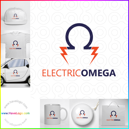 Compra un diseño de logo de Omega eléctrico 65661