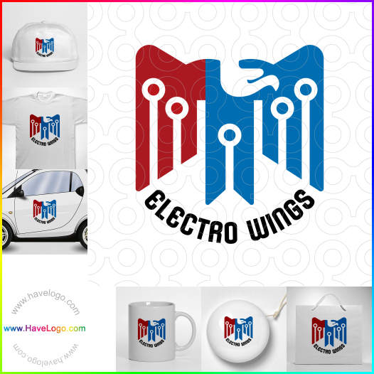 Compra un diseño de logo de Alas electro 62149