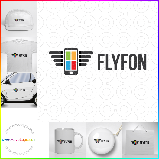Compra un diseño de logo de Flyfon 62891