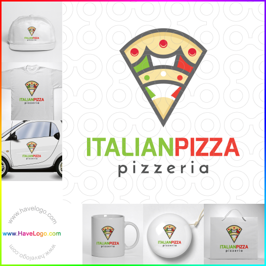 Koop een Italiaanse pizza logo - ID:61855