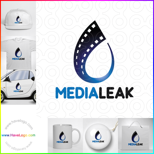 Compra un diseño de logo de Media Leak 66939