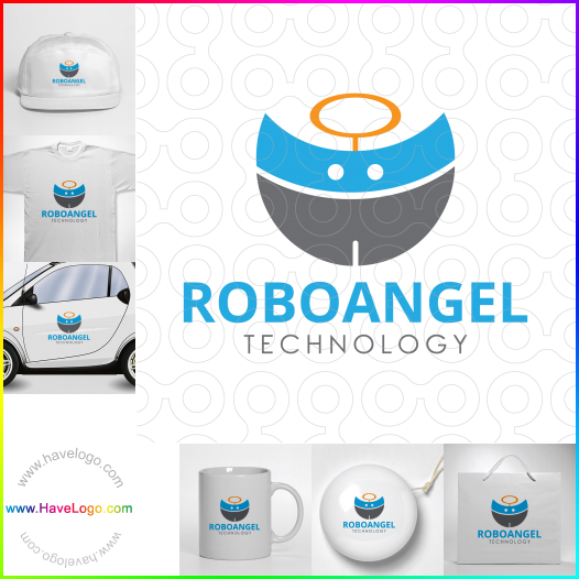 Compra un diseño de logo de Robo Angel 65922