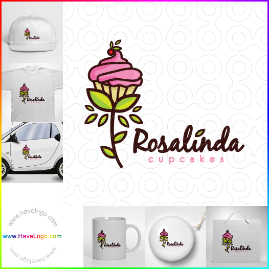 Acquista il logo dello Rosalinda Cupcakes 67414