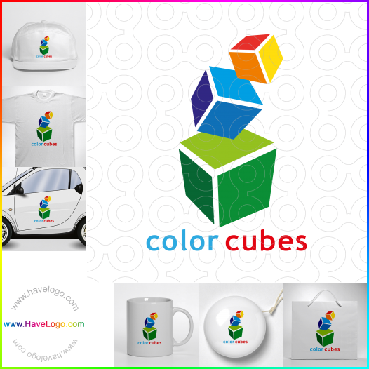 Koop een kleurblok logo - ID:56027