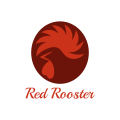 Logo rouge foncé