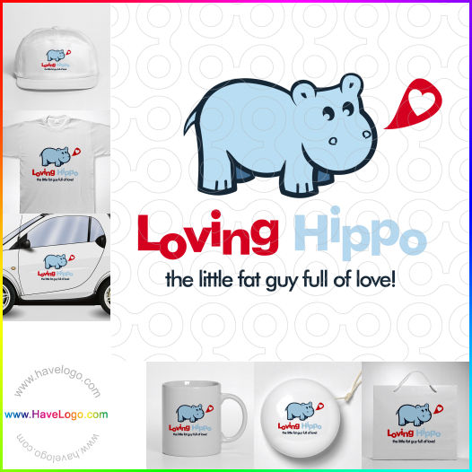 Koop een nijlpaard logo - ID:54213