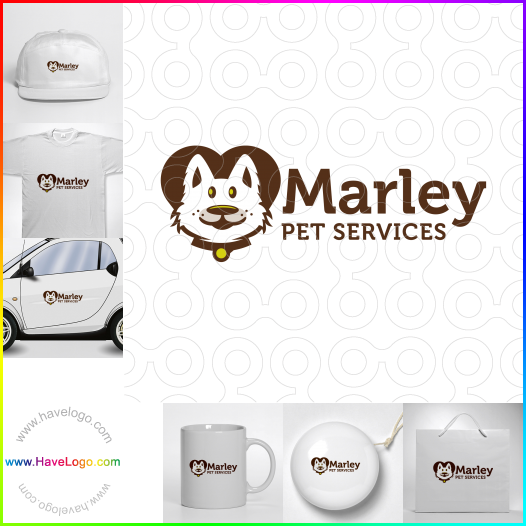 Compra un diseño de logo de tienda de mascotas 23696