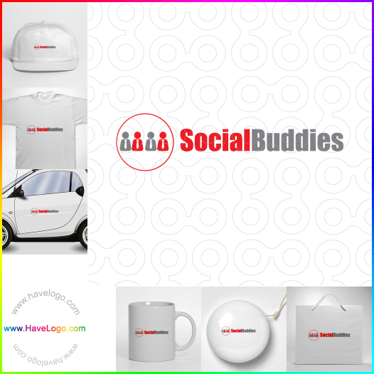 Koop een sociaal logo - ID:30470