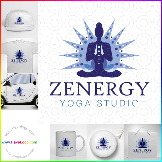 Koop een yogakleding logo - ID:55502