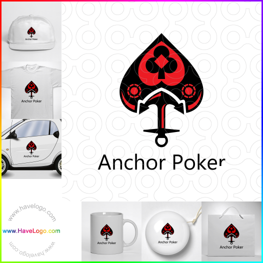 Compra un diseño de logo de Anchor Poker 62807