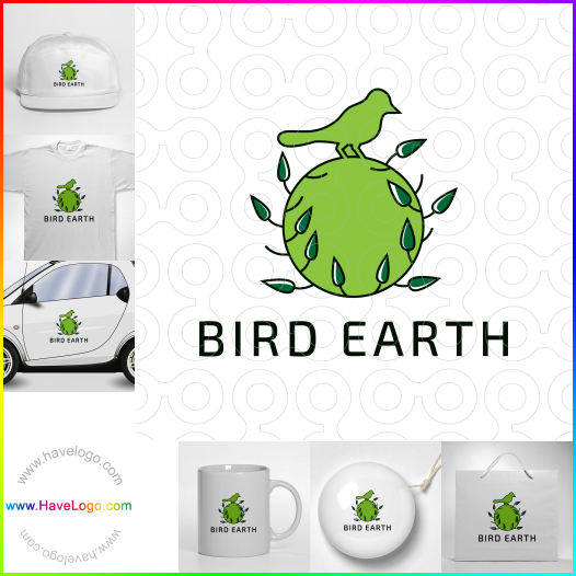 Compra un diseño de logo de Bird Earth 65933