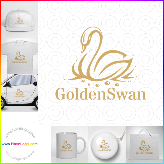 Compra un diseño de logo de Goldern Swan 66221