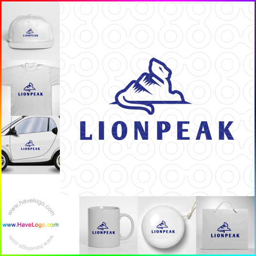 Compra un diseño de logo de Lion Peak 66558
