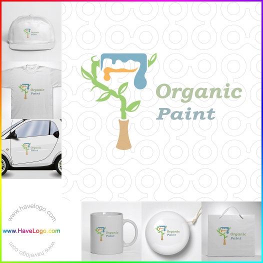 Compra un diseño de logo de Pintura orgánica 62496