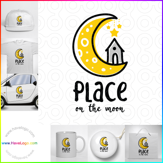 Compra un diseño de logo de Place On The Moon 65859