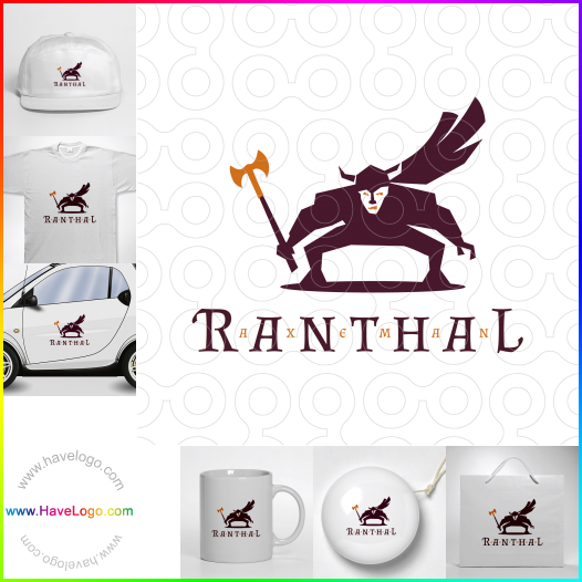 Compra un diseño de logo de Ranthal Axeman 64045