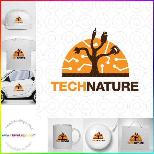 Koop een Tech Nature logo - ID:67266