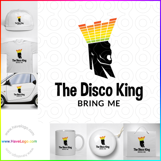 Compra un diseño de logo de The Disco King 60262