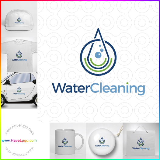 Compra un diseño de logo de Limpieza de agua 65850