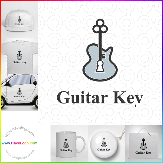 Acquista il logo dello chiave di chitarra 63976
