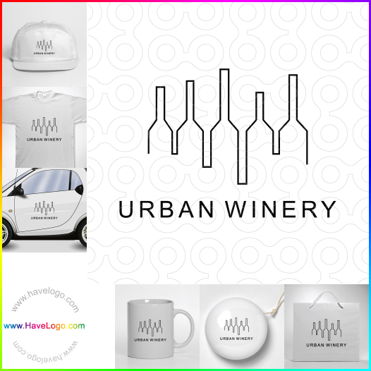 Compra un diseño de logo de vinery urbano 64229