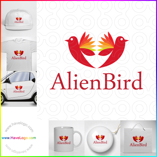 Compra un diseño de logo de Alien Bird 64478