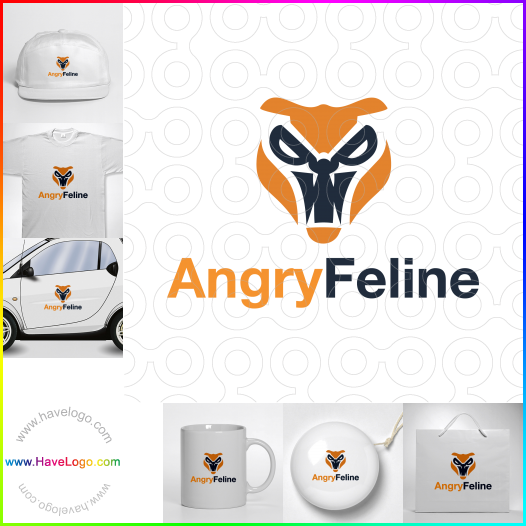 Acheter un logo de Angry Feline - 63753