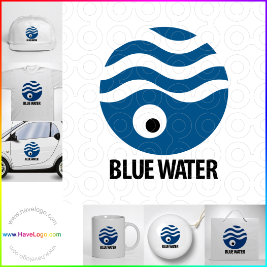 Acquista il logo dello Acqua blu 64681