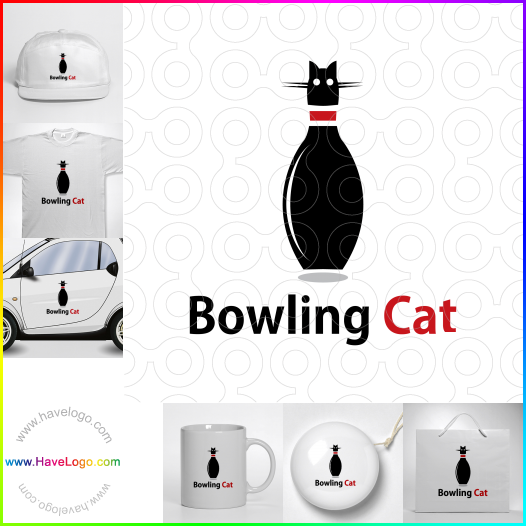 Koop een Bowling Cat logo - ID:64981