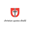 Logo Christian Quotes Shield