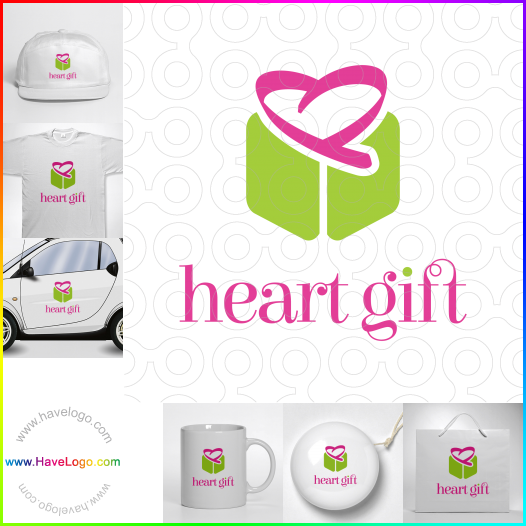Koop een Heart Gift logo - ID:66001
